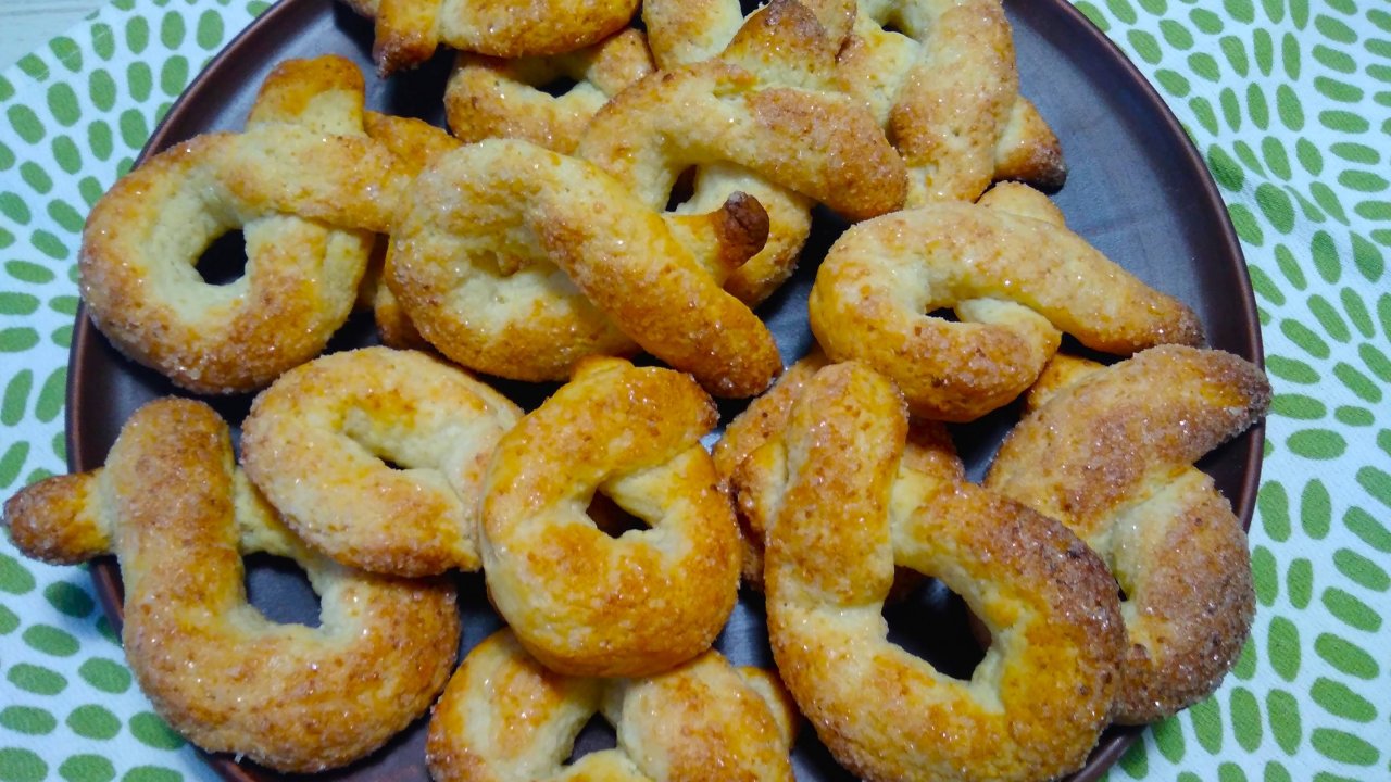 Творожные Крендельки для детей и внуков. Готовим вместе.