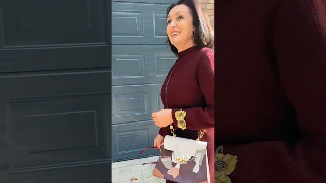 Платье из шерстяного трикотажа и  пальто из шерсти! #fashion #шитьё #стиль #мода