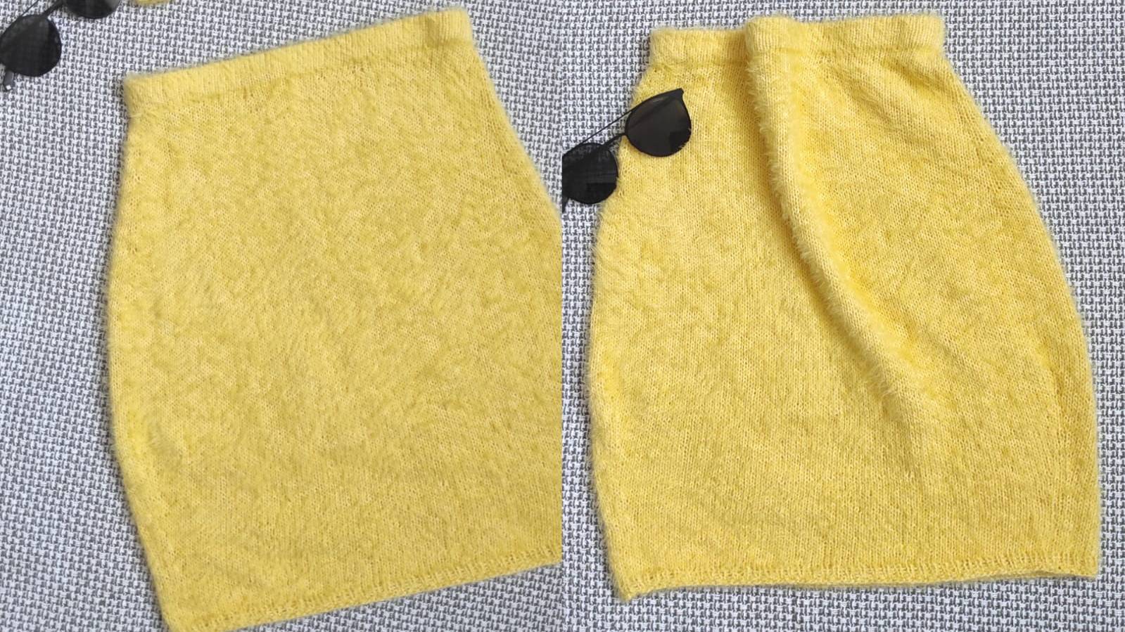 Как связать базовую юбку спицами.