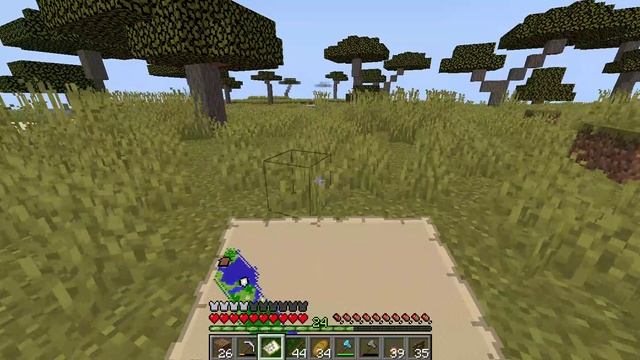 Долгий Майнкрафт. 46 Серия. Путь к саванной деревне