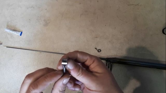 Простой и быстрый ремонт телескопического удилища с кольцами.