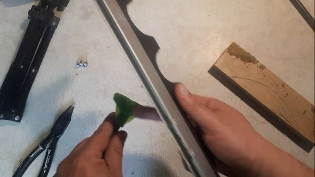 Переделал гребёнку с треноги под обычную тычку.