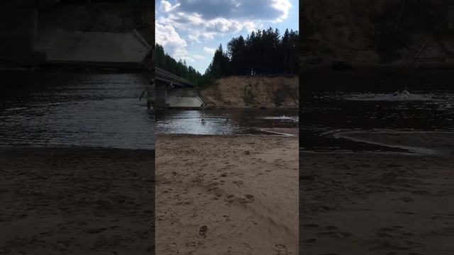 #Яренск ...первый заплыв в реке Яренга 21.06.2021