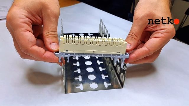 53973 Плинт ТК с нормально замкнутыми контактами, PBT, 10 пар, cat,5e, NETKO Optima