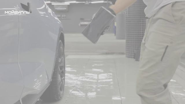 Часть_3_Промежуточная фаза мойки. Моем низ порогов, диски, шины.