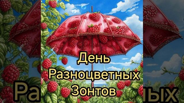 Разноцветные зонты.mp4