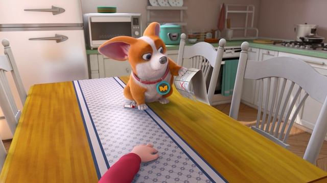 Корги по имени Моко. Простые истории 2, 12 серия. Крестики-нолики