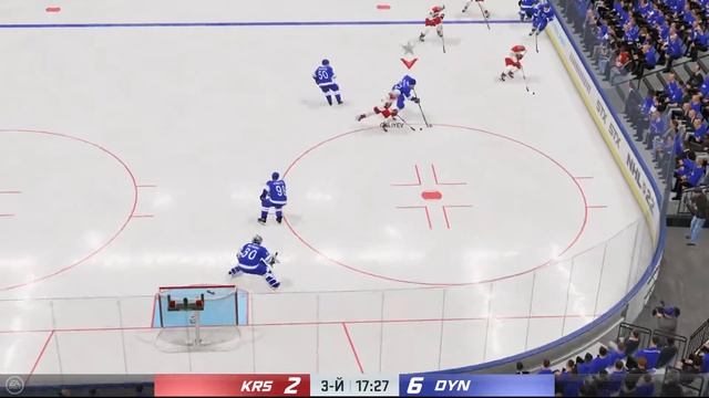NHL 22 карьера за Динамо Москва №2 Короткий матч против команды из НХЛ