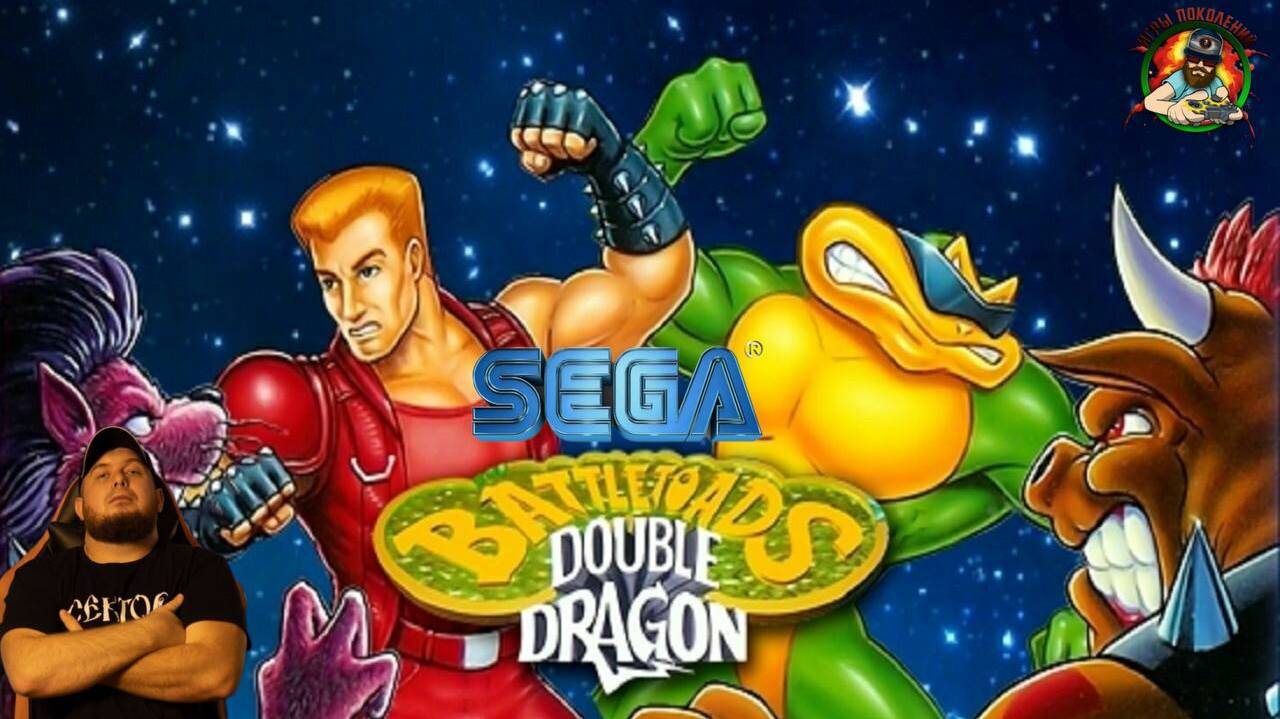 Battletoads & Double Dragon(SEGA) Полное прохождение