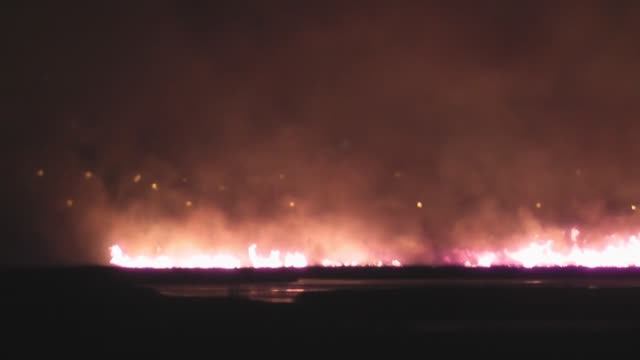 #ПЛАВНИ ГОРЯТ 🌞 Анапа, пожар в плавнях (камыша