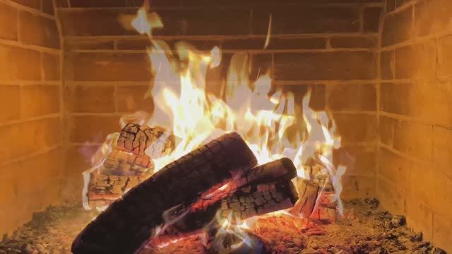 Вечер у камина: 6 часов живого и уютного огня. ASMR