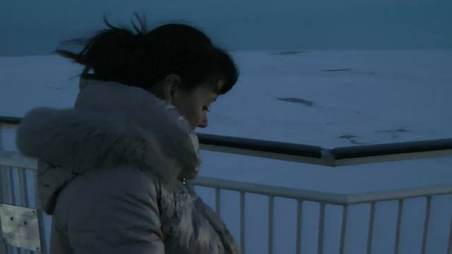 Зима, ночь, посередине Балтийского моря встречаем рассвет.