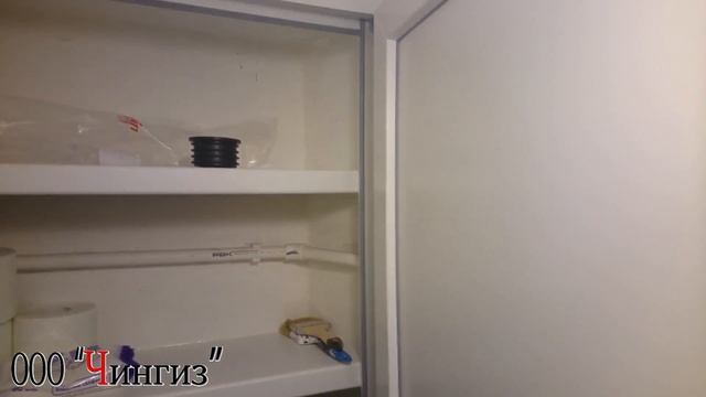 Шкаф из пластика в санузле в Уфе | Готовя работа "ТМК Чингиз"