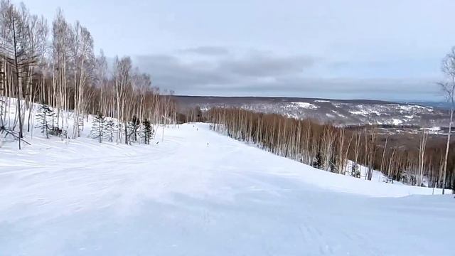 Холдоми 2022. Спуск по трассам Альфа - Тихая - Ипподром