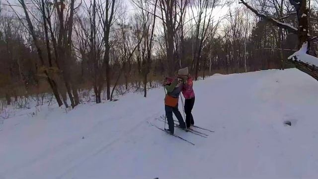 Катание на беговых лыжах 2021-03-07