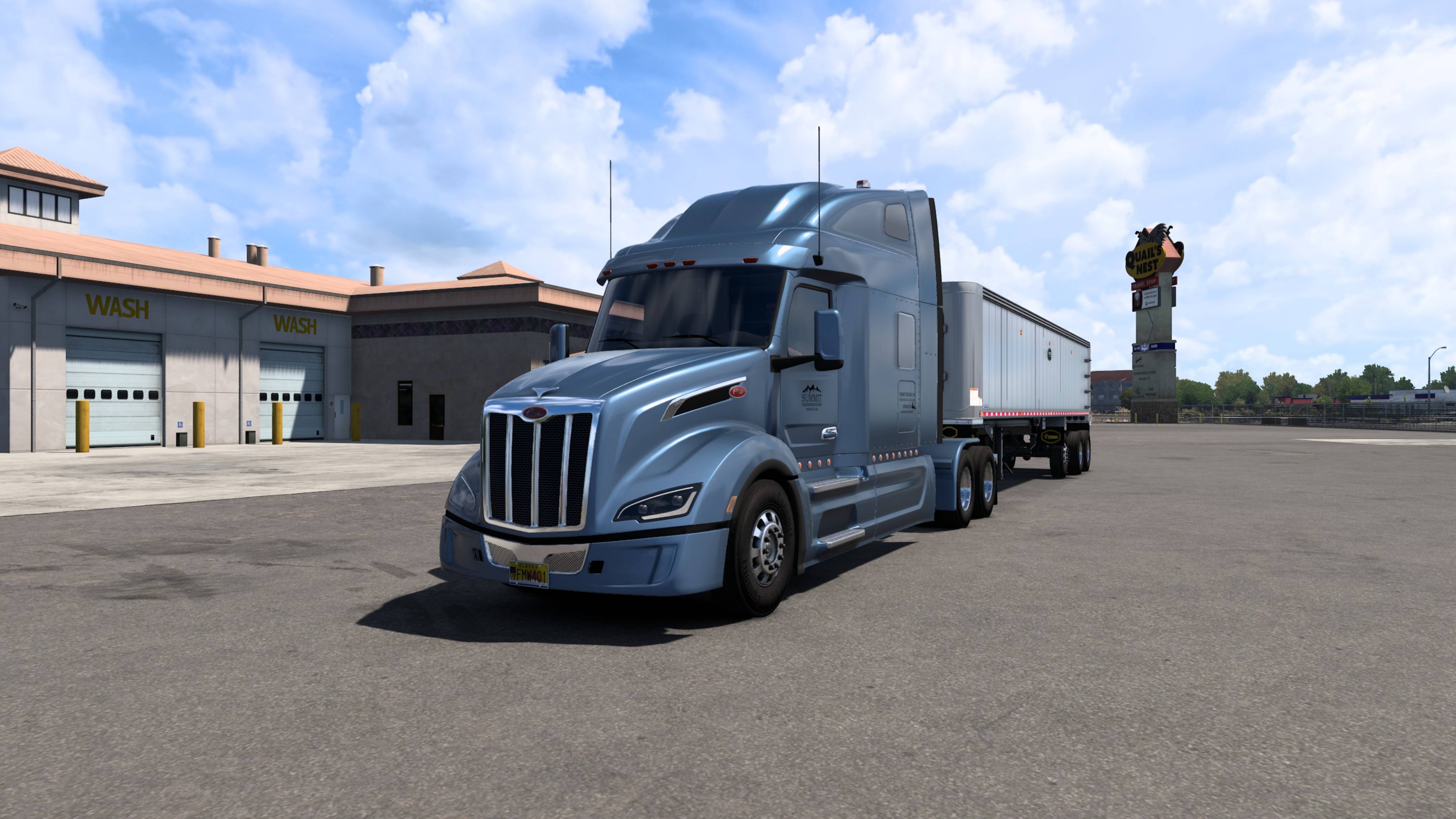 American Truck Simulator. Мод прицепа Frameless Dump версия 1.0.2