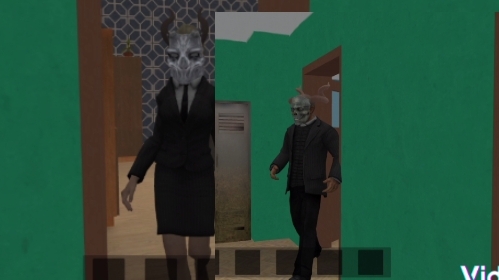 Я играю в хэллоуинский винт прохожу в школу