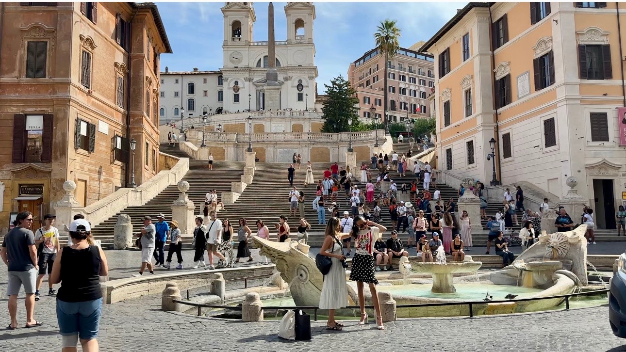 Италия 🇮🇹 [4К] Рим, красивый город с невероятной историей, пешая прогулка.