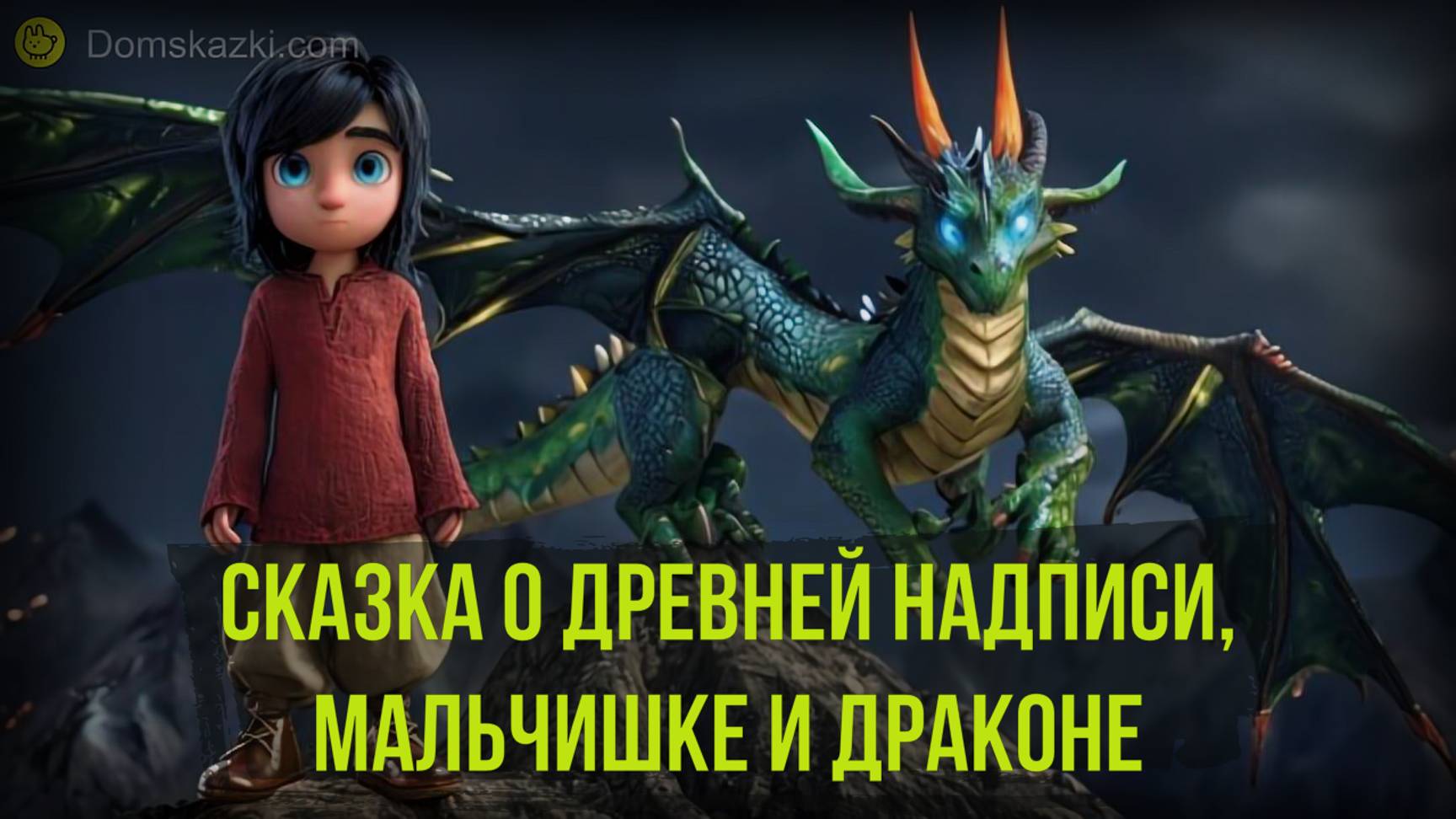 Сказка о древней надписи, мальчишке и драконе | Волшебная сказка