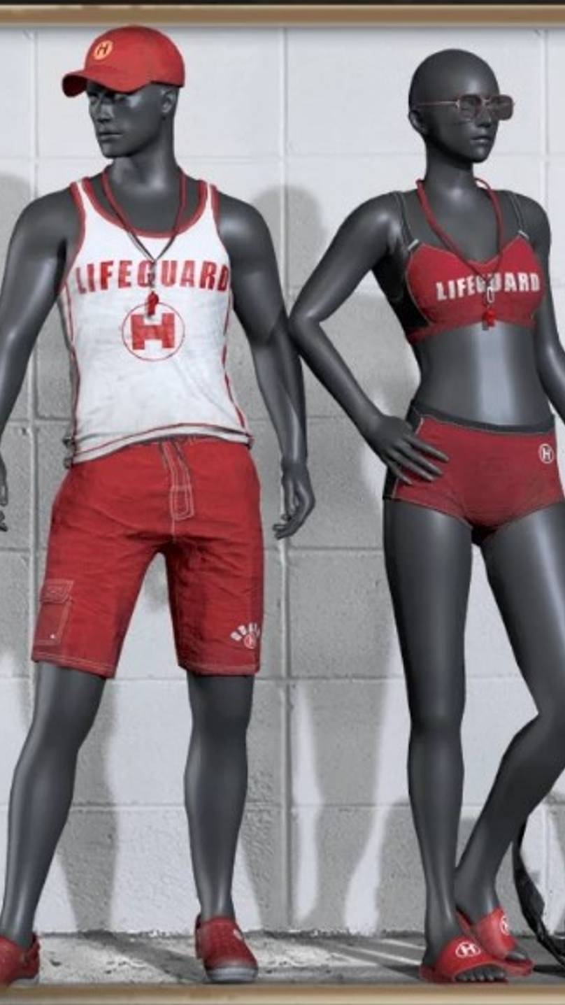 Набор Пляжный Спасатель PUBG PLAYERUNKNOWNS BATTLEGROUNDS