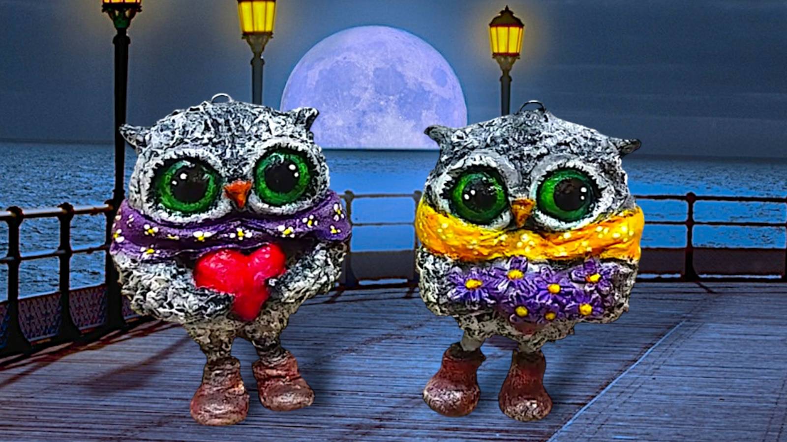 Сувенир на любой праздник. Совы. DIY.