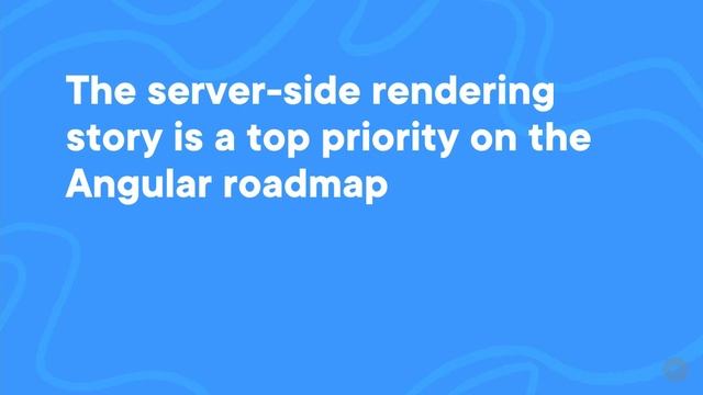 801. Angular Server-side Rendering