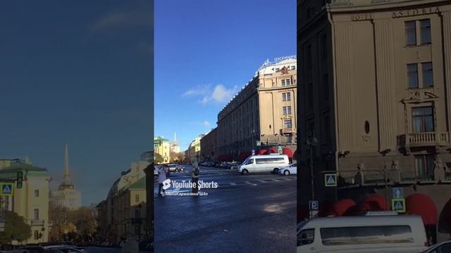 Санкт-Петербург. 31.10.2024. Исаакиевская площадь. Вид на гостиницу «Астория» и Собор с юга площади