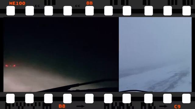 Буран по дороге из Астаны в Алматы