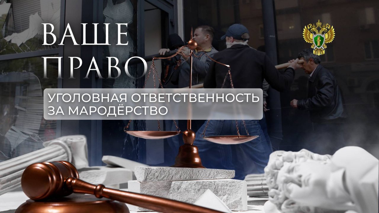 Об уголовной ответственности за мародерство в программе. "Ваше право"