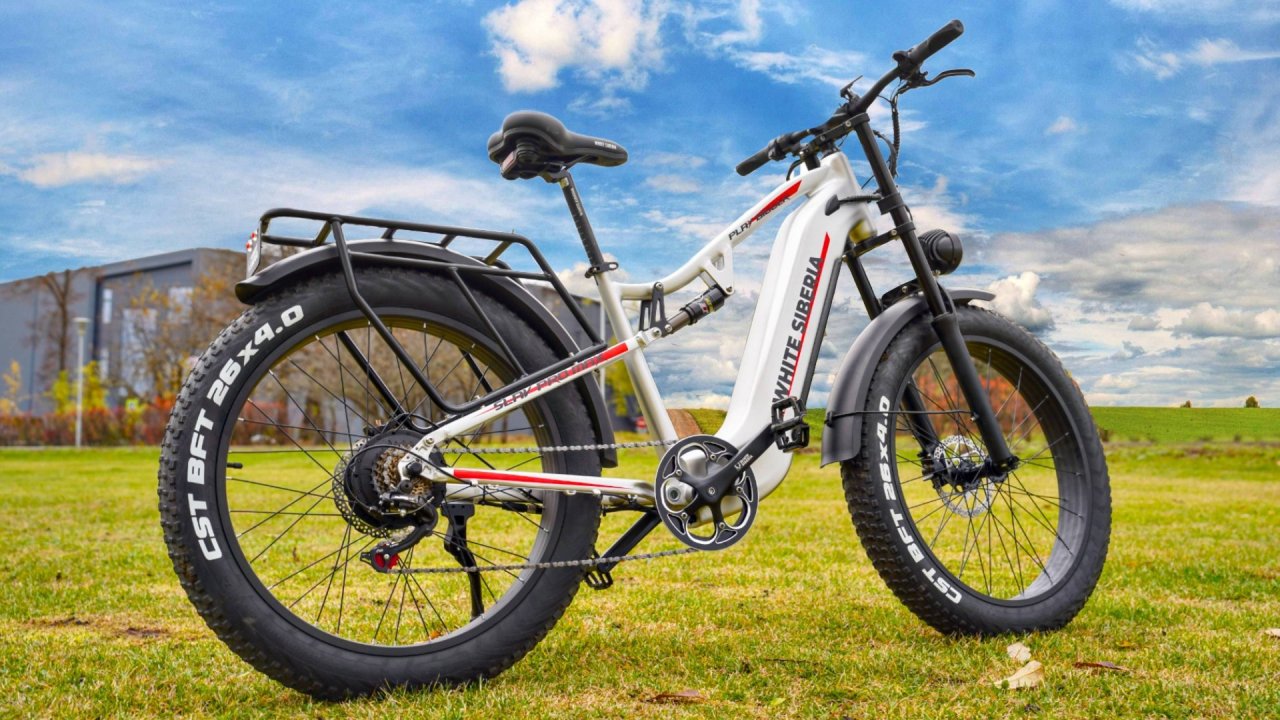 САМЫЙ КОМФОРТНЫЙ ЭЛЕКТРОВЕЛОСИПЕД SLAV PRO MAX | WHITE SIBERIA