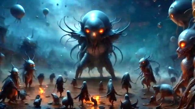 Космические  твари  муз.ремиксWerema54 r