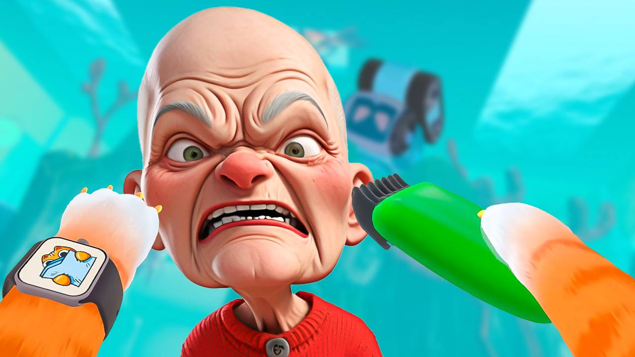 ПОБРИЛ БАБКУ НАЛЫСО И ЗАКИНУЛ РОБОТА В АКВАРИУМ! I AM CAT VR / Часть 15 /