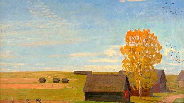 Осенние пейзажи советского и российского художника Валентина Сидорова (1928-2021)