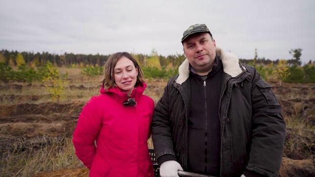 Посадка леса в Воронежской области. 19.10.2024
