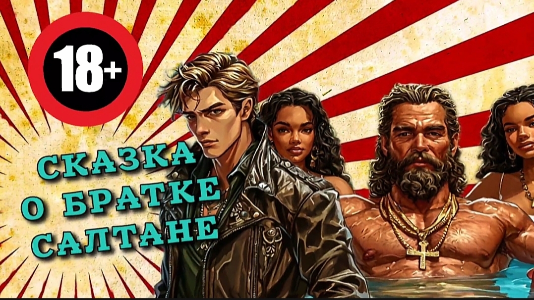 Сказка о братке Салтане с матами, смешной и пошлый анекдот.