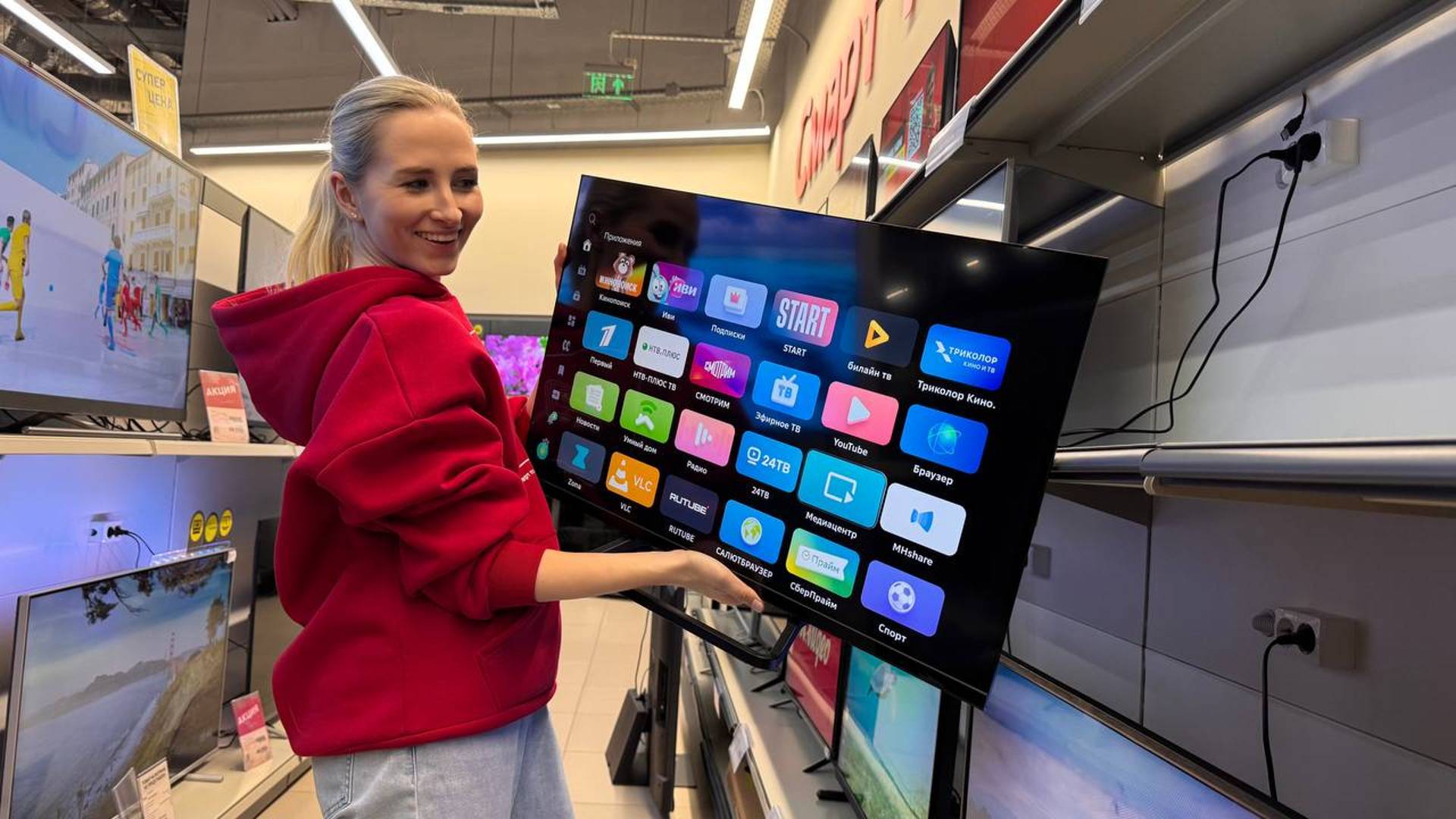 ОБЗОР УМНОГО И КОМПАНТНОГО ТЕЛЕВИЗОРА Sber SDX-32F2137