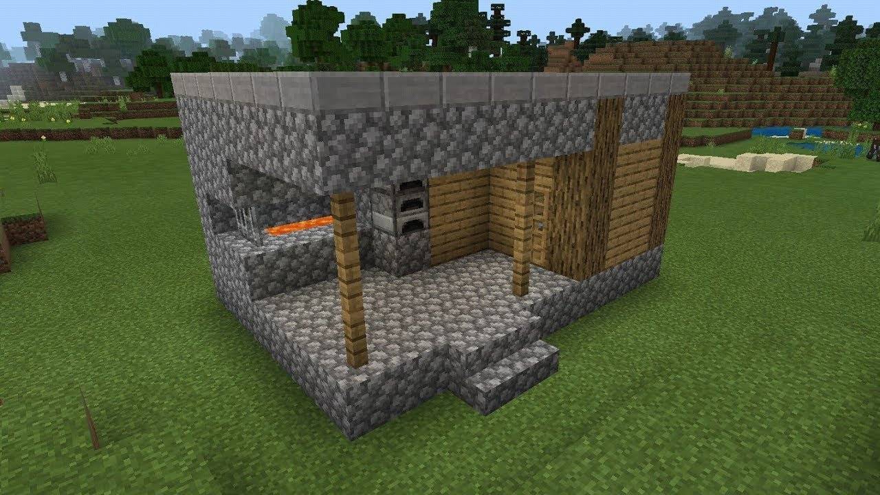 Прокачиваю кузницу в майнкрафте