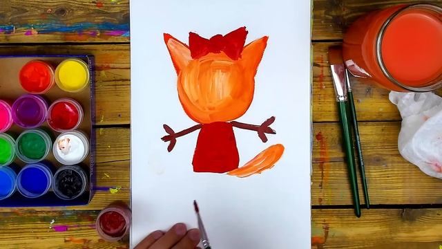 Как нарисовать карамельку из мультфильма "Три кота"