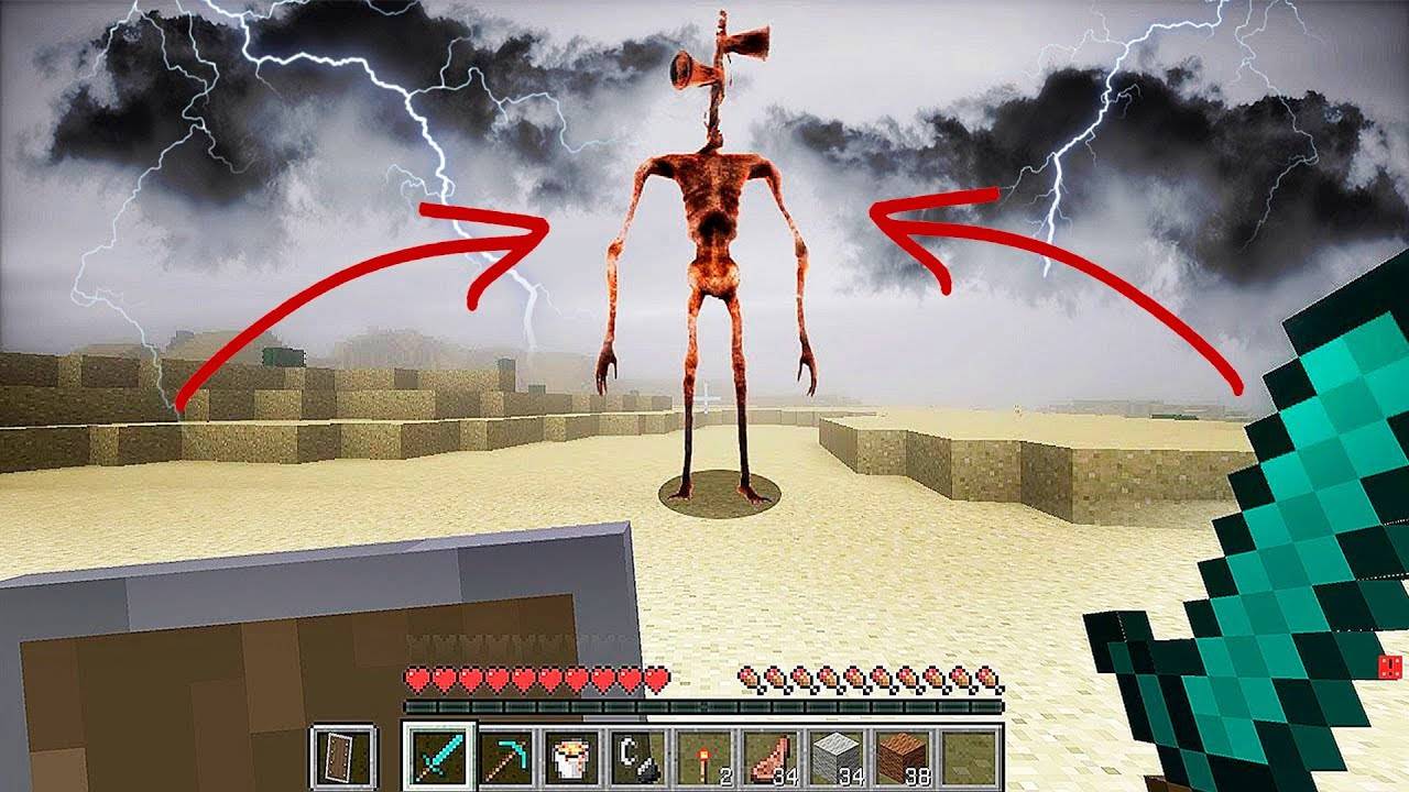 Призвал сереноголового в мире майнкрафт