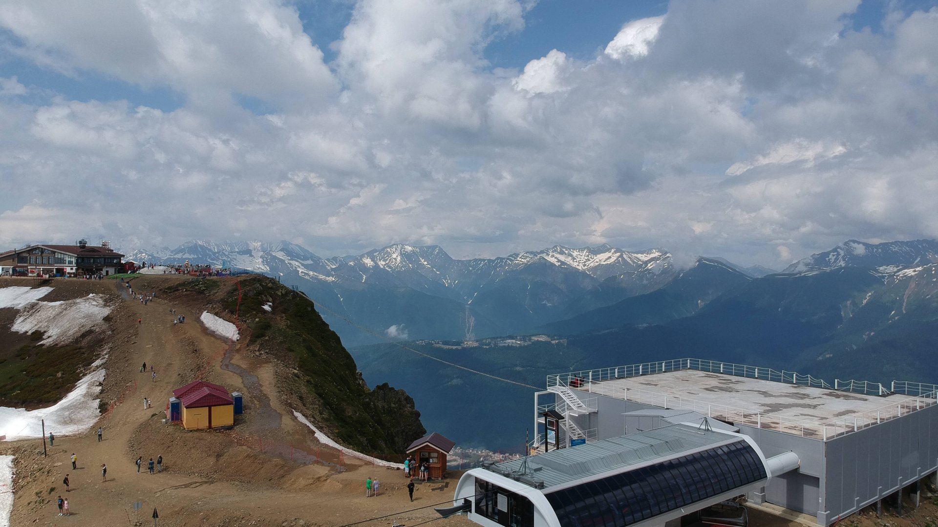 Горы Красной Поляны. Водопад Медвежий в Цирке 2.