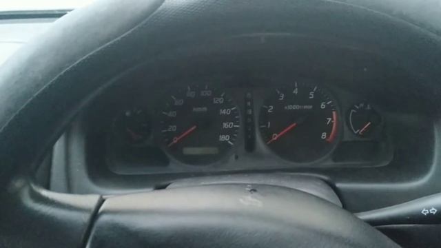 Запуск двигателя Nissan Wingroad QG18DE -35