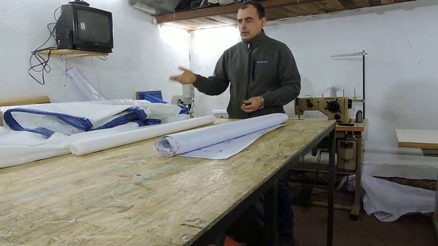 Пошив парусов. Материалы.