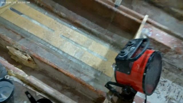 Моторный отсек американского катера