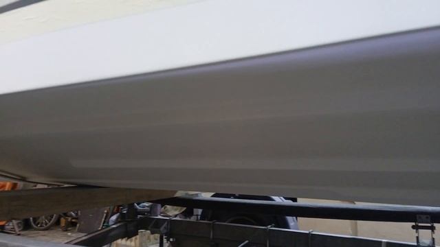 Galia 530 перед покраской днища