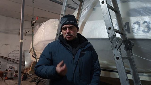 Galia 530 Обзор днища перед началом работ