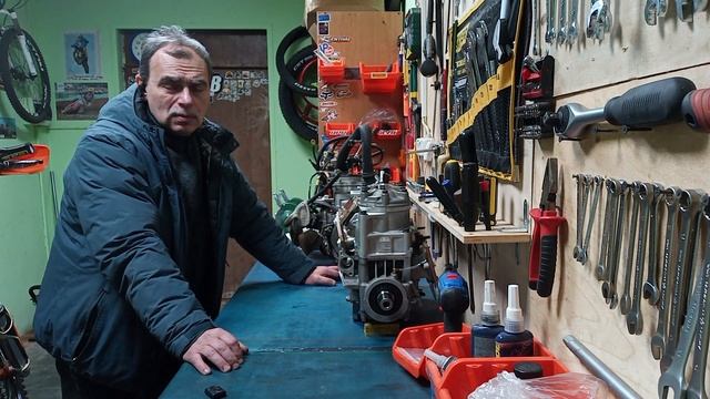 Опрессовка 2--х тактного мотора