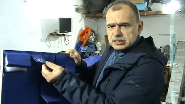 Утепленная моющааяся штора из ПВХ для гаража, ангара, мастерской