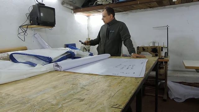 Пошив парусов. Разработка и раскройка паруса