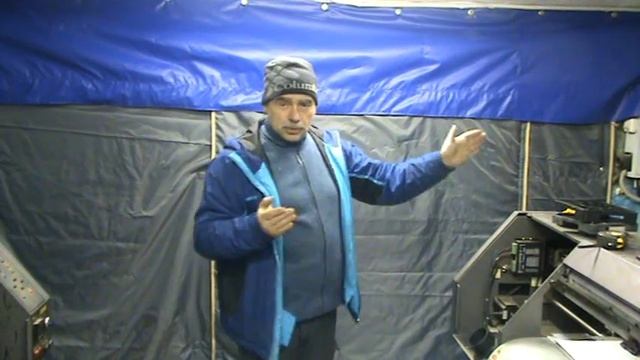 Установка утепленных штор в мастерскую