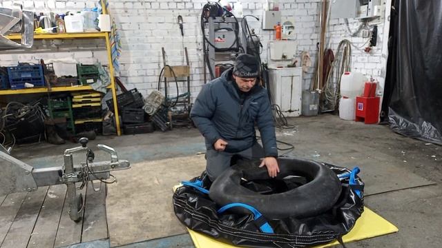 Модернизированная ватрушка для буксировки